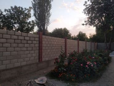 Заборы из пескоблока at lalafo.kg Заборы из пескоблока