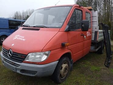 аварийный авто: Эвакуатор, Mercedes-Benz, 2002 г., Ломаная — 3