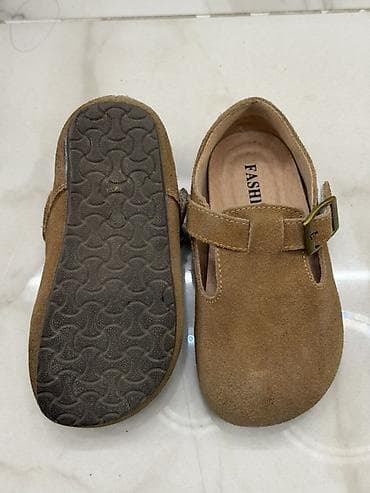 Школьная форма: Детские туфли-сандалии из замши - Материал: натуральная замша (верх) — 2