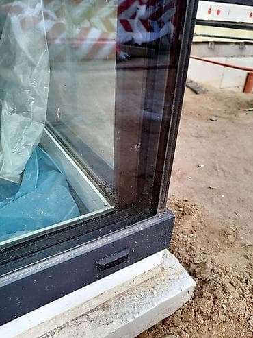 Панорамное раздвижное окно/портал из алюминиевого профиля - lalafo.kg да Панорамное раздвижное окно/портал из алюминиевого профиля -