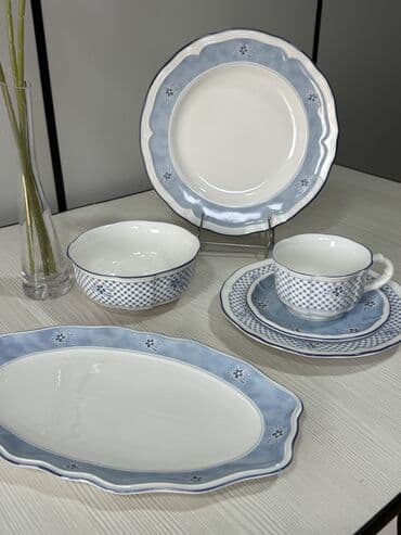 посуда для туризма: Сервиз на 6 персон 32 предмета Тарелки большие 6 шт Постановочные — 4