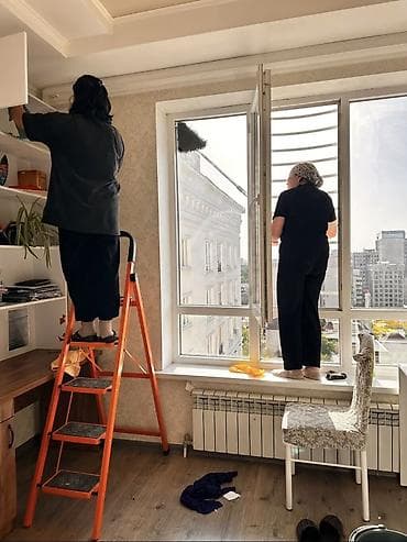 бассейи: Бөлмөлөрдү тазалоо, | Жалпы тазалоо, Терезелерди жуу, Жумасына бир жыйнап тазалоо, | Кафелер, дүкөндөр, Батирлер, Офистер — 1