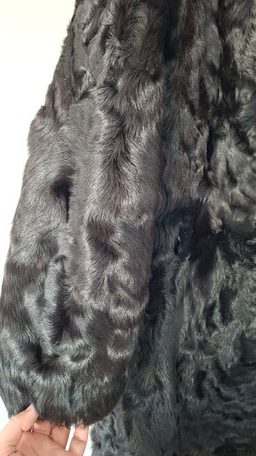 одежда для полных девушек в бишкеке: Шуба из натурального каракуля. Глубокий благородный чёрный цвет — 1