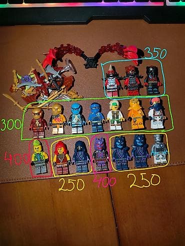 💱ПРОДАЖА💱 Минифигурки Ninjago🥷. Все 100% оригинал без трещин. Оружия