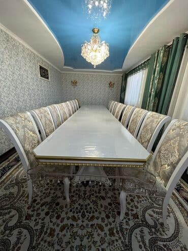 посуда для ресторанов: Стол и стул для зала, Новый, Самовывоз, цвет - Белый — 1