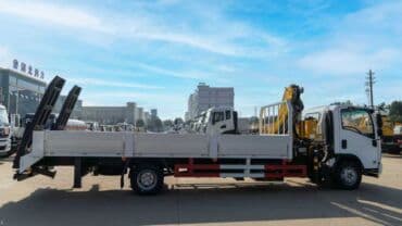 купить грузовой автомобиль с манипулятором бу: Манипулятор, Isuzu, 2024 г., от 4 т — 5