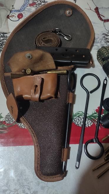 чехол для ружье: Кабура револьвера системы Наган шомпол-протирка наган ТТ ПМ магазин — 3