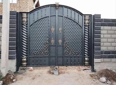 ворота под заказ: Металлические ворота и калитки - Материал: сталь. Сварная конструкция — 7
