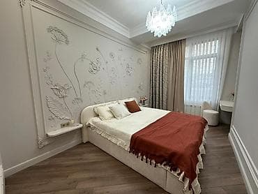 8: 2 комнаты, 75 м², Асанбай мкр Элитка, 1 этаж, Дизайнерский ремонт — 1