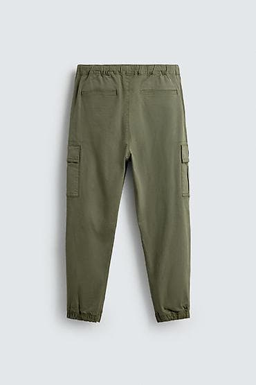 как новый: Мужские брюки, L, Zara, Новый, цвет - Зеленый — 3