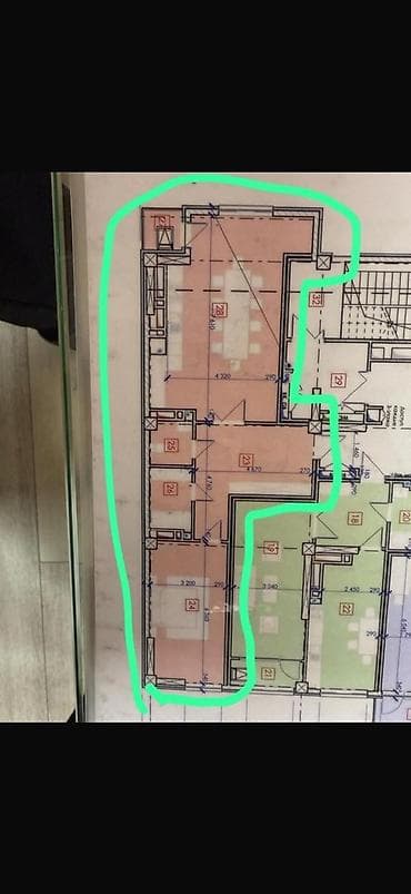 квартира азия молл сниму: 2 комнаты, 79 м², Элитка, 12 этаж, Готовая ПСО (под самоотделку) — 1