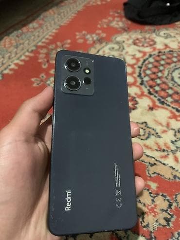 Redmi, Redmi Note 12, Б/у, 128 ГБ, цвет - Черный