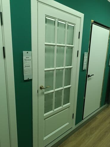 дверь хайтек: Балконная дверь, Новый, Со стеклом, Деревянная — 22