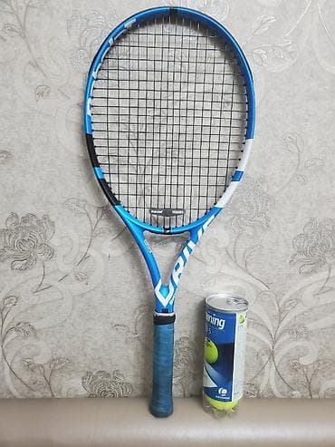 теннисные мячики: Теннисная ракетка Babolat Pure Drive + фирменный чехол Roland Garros — 3