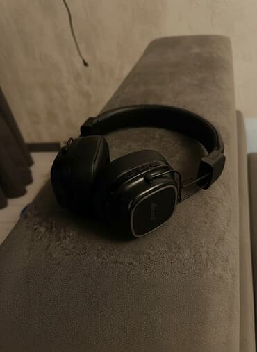 наушник праводной: Полноразмерные, Marshall, Б/у, Беспроводные (Bluetooth), Классические — 1
