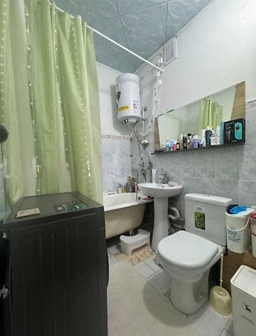 Недвижимость: 1 комната, 35 м², 105 серия, Аламедин-1 мкр 105 серия, 7 этаж, Косметический ремонт — 9