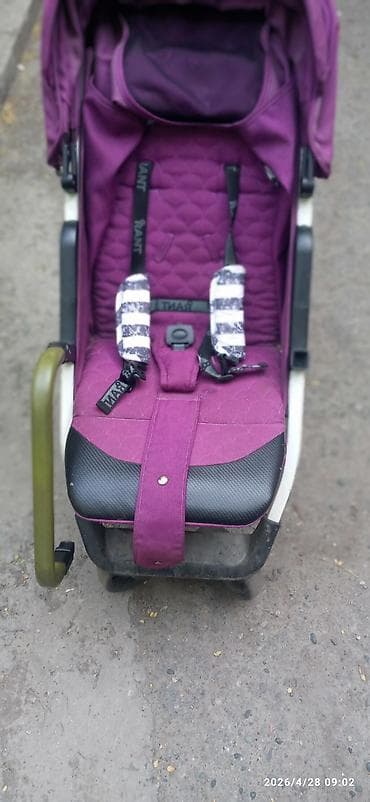 cam коляску 3в1: Прогулочная коляска RANT Vega, фиолетовая - Легкая складная рама из — 7