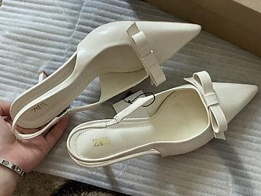 jimmy choo: Туфли, 37, Zara, Новый, цвет - Белый — 1
