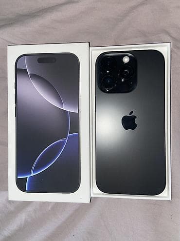 12 pro max iphone: IPhone 16 Pro, 128 ГБ, Black Titanium, Защитное стекло, Коробка — 1