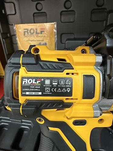 Инструменты: Аккумуляторная бесщеточная дрель-шуруповерт ROLF TOP-5048 (Germany — 2