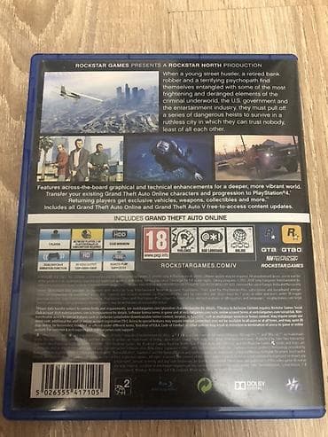 psp 3d controller game station: Grand Theft Auto V (GTA V) — диск для PlayStation 4 (PS4) - — 2