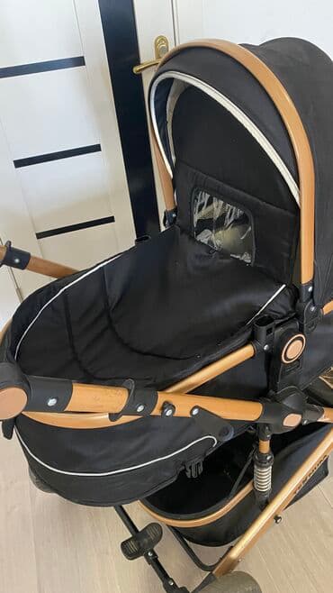 прогулочные коляски cam: Коляска, цвет - Черный, Б/у — 6