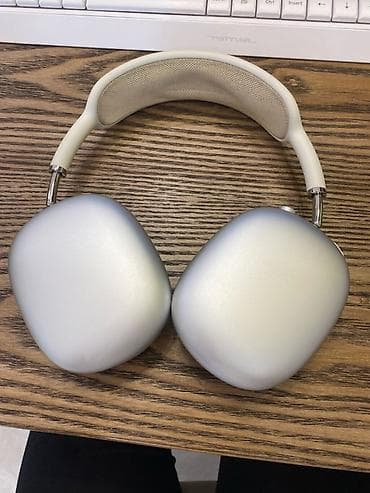 galaxy buds2 pro: Накладные беспроводные наушники Apple AirPods Max, цвет Silver — 2