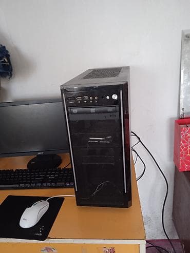 Комплект офисной мебели, Б/у, цвет - Черный