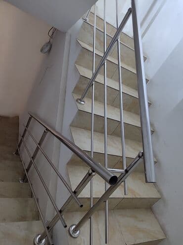 пила для мяса: Готовые перила, Материал: Нержавеющая сталь, Для лестницы, Б/у — 12