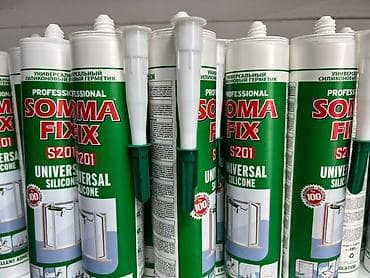 Универсальный силиконовый герметик Somma Fix S201. Предназначен для at lalafo.kg Универсальный силиконовый герметик Somma Fix S201. Предназначен для