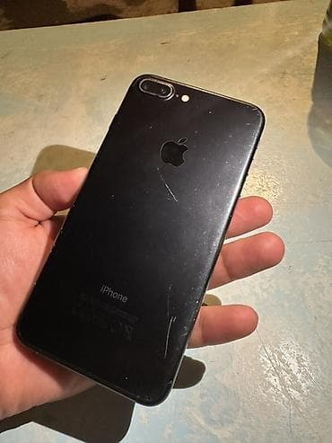 iphone 2 sim: IPhone 7 Plus, Б/у, 128 ГБ, Черный, Чехол, 100 % — 2
