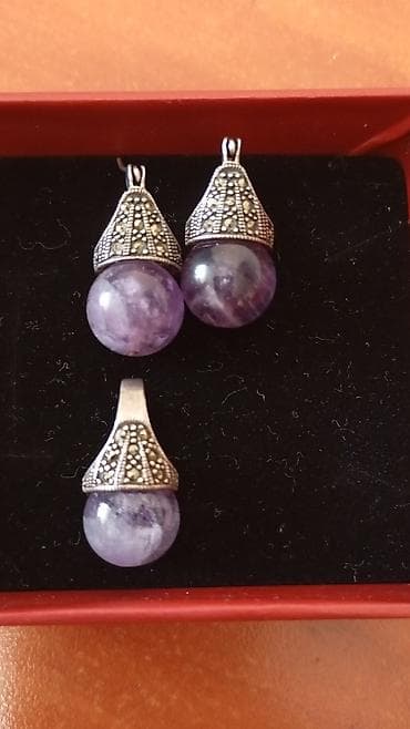 psn network: Набор украшений, Проба 925, Женские, Б/у — 4