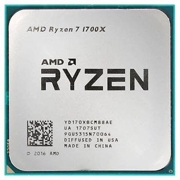 Процессор для ПК, Б/у, AMD Ryzen 7, 8 ядер