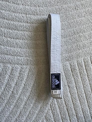 Спорт и отдых: Кимоно для дзюдо синее и белый пояс идеальное состояние,подходит для — 4