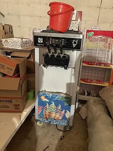 Компрессорлор: Профессиональный фризер для мягкого мороженого - Напольная машина с — 1