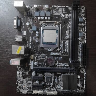 материнские платы gigabyte: Материнская плата, Б/у — 2