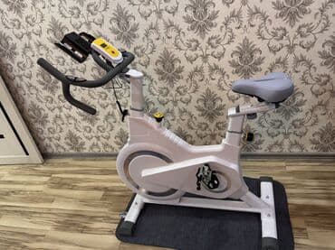 тренажёры для дома: Спин-байк/велотренажёр для дома - Компактная рама с ремённым — 2