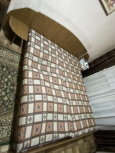 1 5 кровать: Двуспальная кровать, С матрасом, длина - 190 см — 1