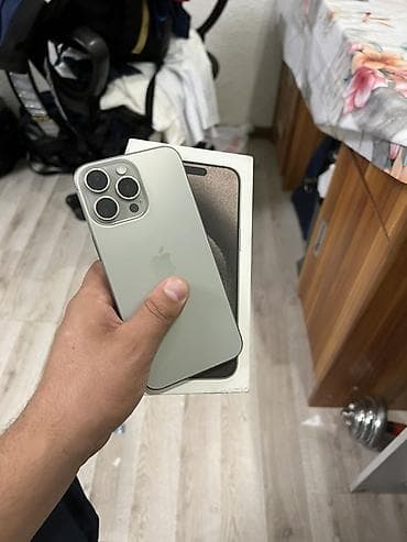 iphone 17 pro max mini: IPhone 15 Pro Max, 256 ГБ, Natural Titanium, Коробка, 86 % — 1
