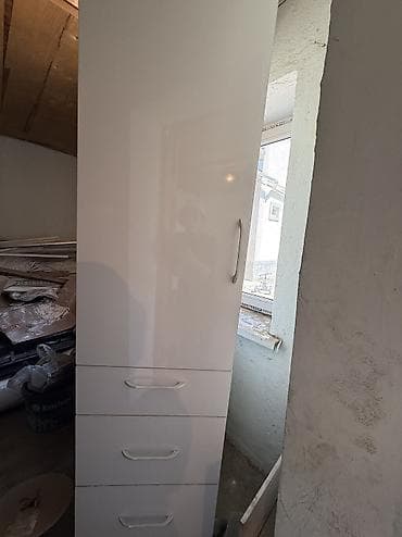 стенка кухный: Кухонный гарнитур, Б/у, цвет - Белый, Самовывоз — 2