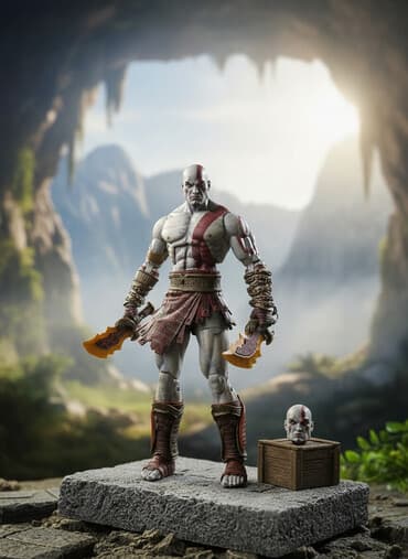 сколько стоит джойстик от ps4: Фигурка Kratos – Ghost of Sparta (God of War III) от NECA - — 1