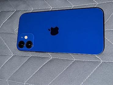 iphone 12 minu: IPhone 12 mini, Б/у, 128 ГБ, Pacific Blue, Защитное стекло, Чехол, 75 % — 2