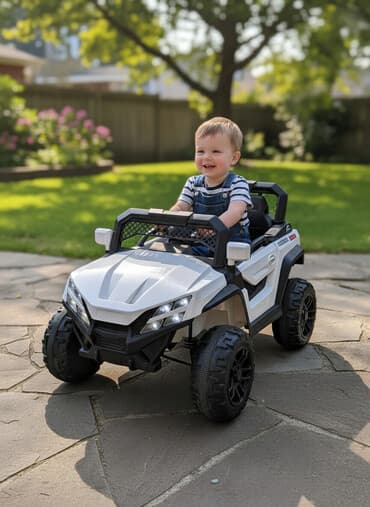 3 колесный велосипед: Детский электрокар, Б/у — 1