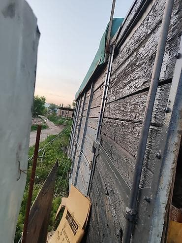 жд тупик: Передвижной деревянный вагончик (бывший кузов/фургон) с тентованной — 2