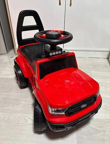 игрушкаи: Детская каталка-толокар Яркий красный внедорожник-каталка для — 1