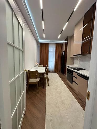 Квартиры: 2 комнаты, 69 м², Асанбай мкр Элитка, 9 этаж, Дизайнерский ремонт — 9