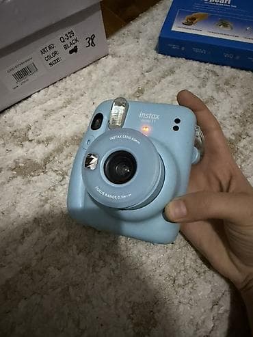 3100 nikon: Fujifilm Instax mini 11, цвет Sky Blue — компактная камера — 3