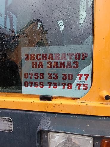 Экскаватор на заказ Услуги экскаватора Hyundai (колесный, серия Robex