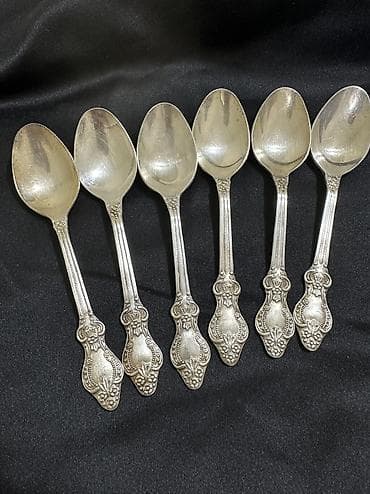 Упаковочные товары: Ложки чайные мельхиоровые — 3