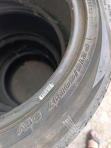 Летние шины P215/50R17 91V цена за 2500 сом весь комплект - Размер